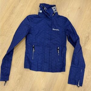 Bench Women's Royal Blue Hooded Utility Jacket